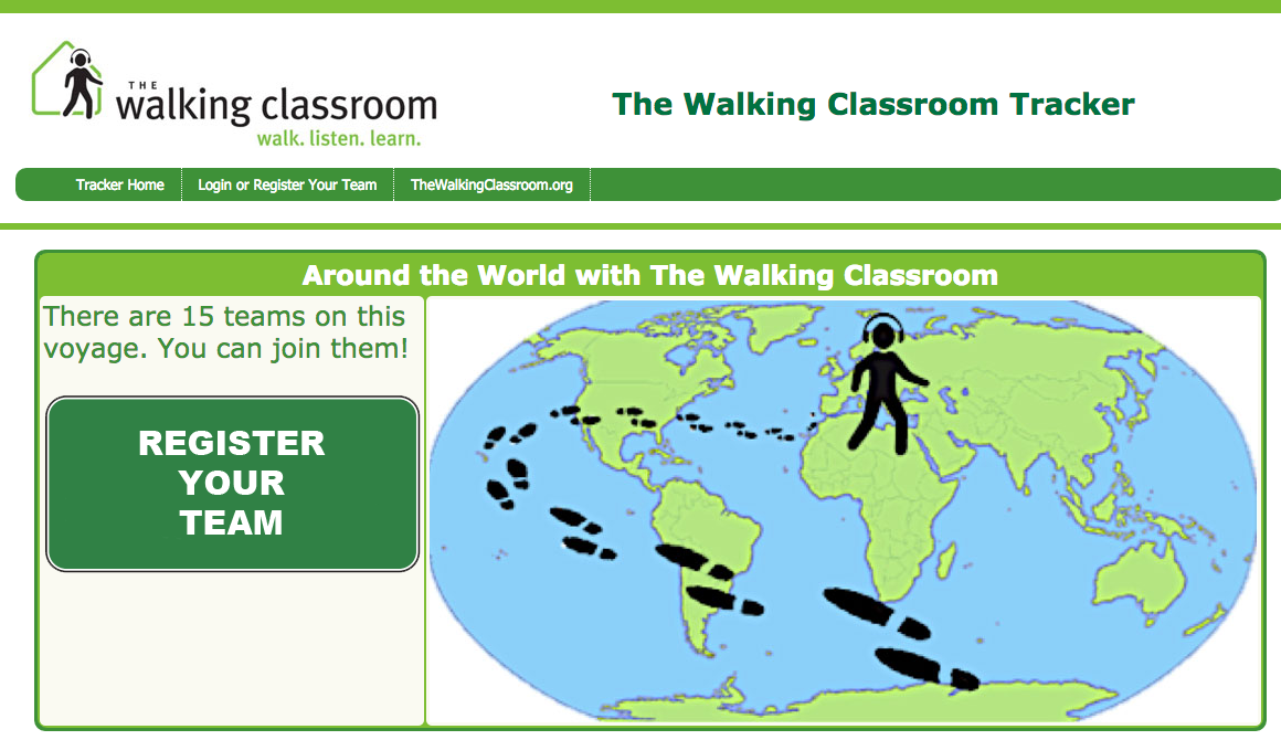 How to use The Walking Classroom Distance Tracker - The Walking Classroom